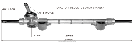 Mayorista De Amortiguadores DZHN2799 cremallera de dirección asistida 52044921 52044919 520449190 FIAT