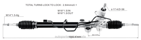 Amortiguadores Guatemala DZHN2535 cremallera de dirección asistida 53601-snb-t02 HONDA