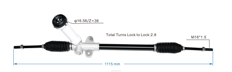 Mayorista De Amortiguadores DZHN2729 cremallera de dirección asistida 56500-2k000 565002k001 HYUNDAI/KIA