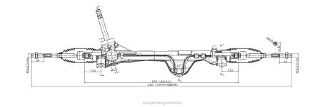 Repuestos De Motos Guatemala DZHN2746 cremallera de dirección asistida 56500-l400a HYUNDAI/KIA