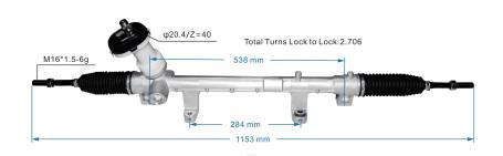 Repuestos De Motos Mayorista DZHN2751 cremallera de dirección asistida 56500-d3000 56500d3500 56500-d7000 HYUNDAI/KIA