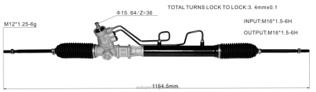 Repuestos De Motos Serpento Guatemala DZHN2734 cremallera de dirección asistida 57700-fd100 57700-fd101 57700fd201 0k30c32110 0k30b32110a HYUNDAI/KIA