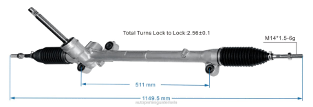 Repuestos De Motos Guatemala DZHN2646 cremallera de dirección asistida gjg9-32-110c MAZDA