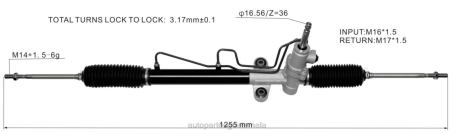 Autopartes Guatemala DZHN2547 cremallera de dirección asistida mr961356 MITSUBISHI