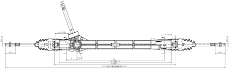 Autopartes Guatemala DZHN2847 cremallera de dirección asistida p8891751926 GEELY