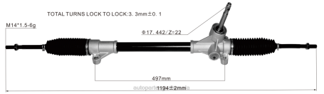 Repuestos De Motos Guatemala DZHN2836 cremallera de dirección asistida 23641782 WULING