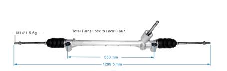 Amortiguadores Guatemala DZHN2625 cremallera de dirección asistida 48500-m66r00 SUZUKI