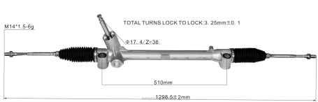 Autopartes Guatemala DZHN2617 cremallera de dirección asistida jq201-005901 SUZUKI