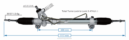 Amortiguadores Guatemala DZHN2455 cremallera de dirección asistida 44200-28580 44200-28581 44200-28420 44200-28410 TOYOTA