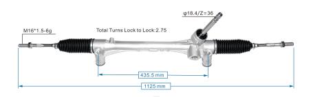 Mayorista De Repuestos De Motos DZHN2508 cremallera de dirección asistida 45510-f4020 45510-0a020 TOYOTA