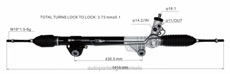 Autopartes Guatemala DZHN2667 cremallera de dirección asistida bl1z3504-a FORD