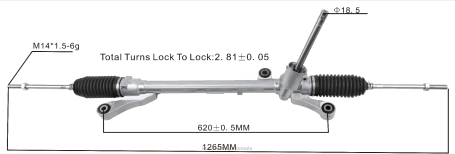 Mayorista De Repuestos De Motos DZHN2668 cremallera de dirección asistida cn153a500aa FORD