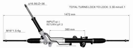 Repuestos De Motos Mayorista DZHN2671 cremallera de dirección asistida ck413200ae/aj FORD