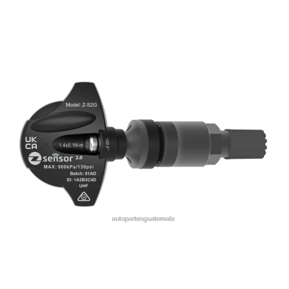 Sensor tpms de repuesto original de saab - oe p/n 13598775, 13327259 frecuencia 433mhz Venta De Repuestos Motos Mayorista 8RBBB2510 vástago de válvula de metal - gris oscuro